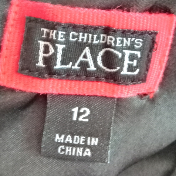 The Children's Place Plaid Sleeveless Dress Buckle Accent Girls Size 12 - Picture 10 of 10